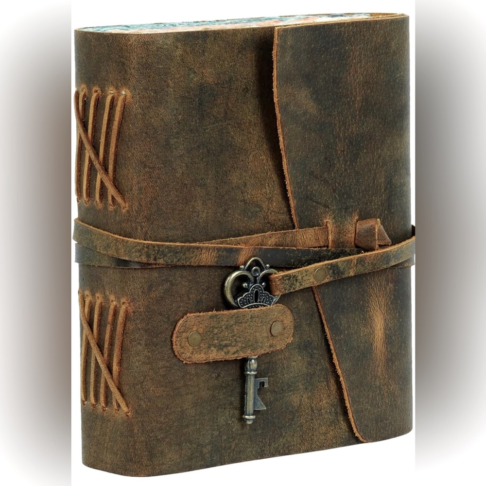 NWO Tags: Vintage leather Journal